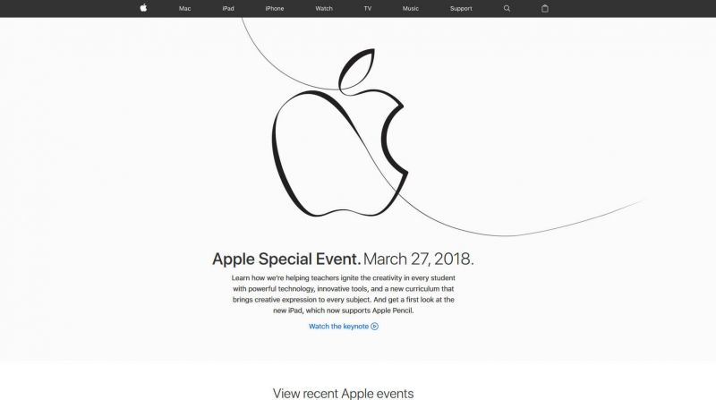 WWDC 2018 official website